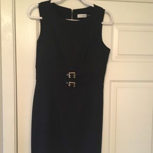 Calvin Klein Front Buckle Dress